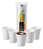 Copo Térmico Isopor EPS Copobrás Branco Pacote 25un Escolha 120ml Ou 180ml