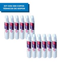 Copo Térmico Isopor Ultra Bebidas Quentes Café Chocolate Vinho Chá Quentão Festa Junina 120ml Com 300 Unidades Copo Térmico Isopor Ultra Bebidas Quentes Café Chocolate Vinho Chá Quentão Festa Junina 120ml Com 300 Unidades
