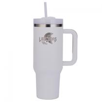 Copo Térmico Leonidas, 1180ml, Com Canudo, Quente ou Frio, Metal, Branco, LNGLST1180MLWH Copo Térmico Leonidas, 1180ml, Com Canudo, Quente ou Frio, Metal, Branco, LNGLST1180MLWH