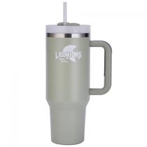 Copo Térmico Leônidas, 1180ml, Com Canudo, Quente ou Frio, Metal, Verde, LN-GL-ST1180MLGR Copo Térmico Leônidas, 1180ml, Com Canudo, Quente ou Frio, Metal, Verde, LN-GL-ST1180MLGR