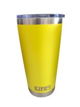 Copo Térmico Life K Amarelo com Tampa