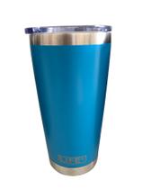 Copo Térmico Life K Azul Claro com Tampa