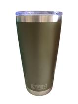Copo Térmico Life K Verde Militar com Tampa