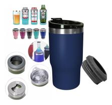 Copo Térmico Long Neck Cerveja Latinha Latão Litrinho Inox