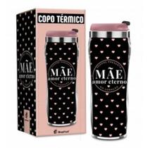 Copo Térmico Mãe Amor Eterno 450ML Com Tampa Brasfoot Copo Térmico Mãe Amor Eterno 450ML Com Tampa Brasfoot