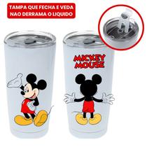 Copo Térmico Mickey Minnie Personalizado 600 ml Com tampa não Vaza