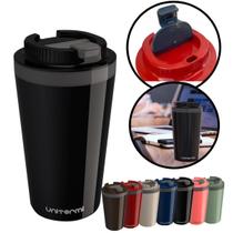 Copo Térmico Minas C/ Tampa Quente E Frio 400ml Unitermi Cor -