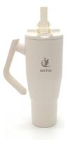 Copo Térmico Mitu Alça Transformável E Botão - Branco Branco Liso Copo Térmico Mitu Alça Transformável E Botão - Branco Branco Liso