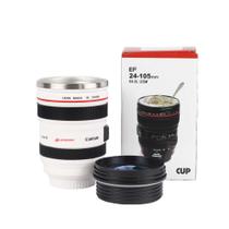 Copo Térmico Modelo Lente de Câmera Branco TudoPraFoto