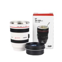 Copo Térmico Modelo Lente de Câmera Branco TudoPraFoto