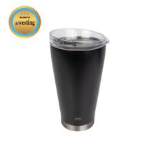 Copo Térmico Mor Cerveja 700 Ml Com Tampa E Abridor Preto by Bsmix