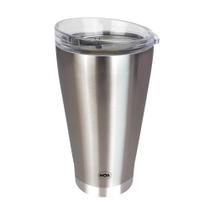 Copo Térmico Mor com Tampa e Abridor 700ml Inox