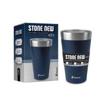 Copo térmico new stone - azul - Brasfoot