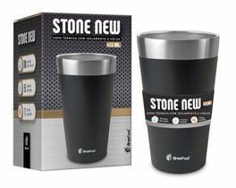 Copo Térmico New Stone - Preto