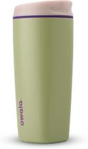 Copo Térmico Owala Smoothsip De Café Aço Inoxidável 590ml 20 Onças Cinza, verde Cactus