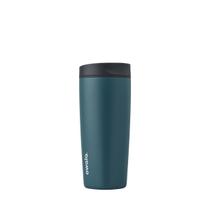 Copo Térmico Owala SmoothSip Slider - 600ml - Cinza/Azul