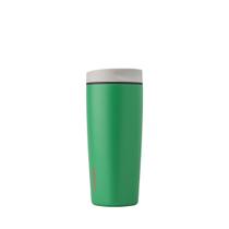 Copo Térmico Owala SmoothSip Slider - 600ml - Cinza/Verde