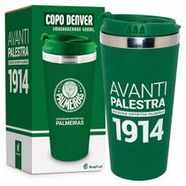 Copo Térmico Palmeiras Inox Emborrachado Licenciado Oficial 450ml Copo Térmico Palmeiras Inox Emborrachado Licenciado Oficial 450ml