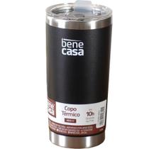 Copo Térmico Para Bebidas 480ml Vedação à Vácuo Preto Copo Térmico Para Bebidas 480ml Vedação à Vácuo Preto