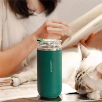 Copo Térmico Para Bebidas Quente Ou Frio Café Cerveja Em Aço Inox Com Tampa 350ml Copo Térmico Para Bebidas Quente Ou Frio Café Cerveja Em Aço Inox Com Tampa 350ml