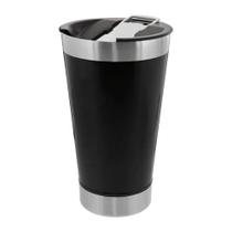 Copo Térmico Para Bebidas Quente ou Gelada - (Preto)