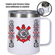 Copo Térmico Para Cafe 360 Ml Personalizado Personagens Lillo Stitch Hello Kitty Minnie Corinthians