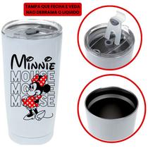 Copo Térmico Para Cafe Cha 360 ml Mickey Minnie Personalizado 600 ml Com tampa não Vaza