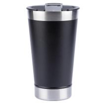 Copo Térmico para Cerveja 473ml com Tampa Matte Black Copo Térmico para Cerveja 473ml com Tampa Matte Black