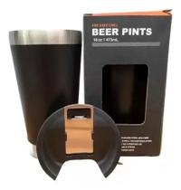 Copo Térmico para Cerveja Com Tampa E Abridor De Garrafa 473ml Copo Térmico para Cerveja Com Tampa E Abridor De Garrafa 473ml