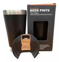 Copo Térmico para Cerveja Com Tampa E Abridor De Garrafa 473ml