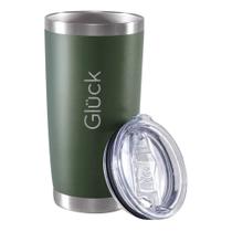 Copo Térmico Para Cerveja Com Tampa Lucky 591ml Army Green - Gluck
