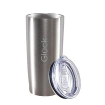 Copo Térmico Para Cerveja Com Tampa Lucky 591ml Silver Steel - Gluck