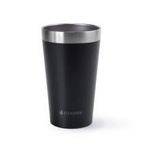 Copo Térmico para Cerveja em Aço Inox Preto 473ml - TermoPro