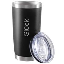 Copo Térmico Para Cerveja Lucky 591Ml Black Gluck