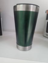 Copo térmico para cerveja na cor verde 473ML Copo térmico para cerveja na cor verde 473ML