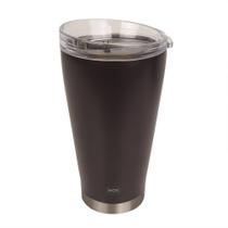 Copo Térmico Para Cerveja Preto 700ml Em Aço Inox Mor 8047 Copo Térmico Para Cerveja Preto 700ml Em Aço Inox Mor 8047