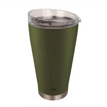 Copo Térmico Para Cerveja Verde 700ml Em Aço Inox Mor Copo Térmico Para Cerveja Verde 700ml Em Aço Inox Mor