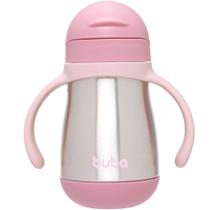 Copo Térmico Parede Dupla com Canudo 270ml - Buba Copo Térmico Parede Dupla com Canudo 270ml - Buba