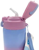 Copo Térmico Parede Dupla Com Canudo Rosa - Buba Copo Térmico Parede Dupla Com Canudo Rosa - Buba