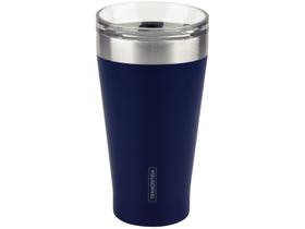 Copo Térmico Parede Dupla com Tampa Tramontina Exata 61646525 Azul 550ml Copo Térmico Parede Dupla com Tampa Tramontina Exata 61646525 Azul 550ml