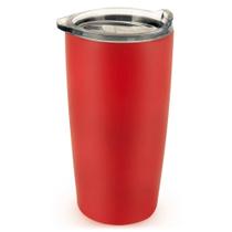 Copo Térmico Parede Dupla Inox Vermelho 590 ML - Mimo Style