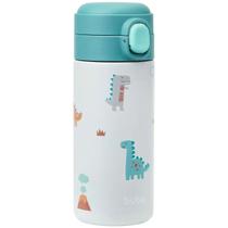 Copo Térmico Parede Dupla Magic Dino c/ Canudo 320ml - Buba