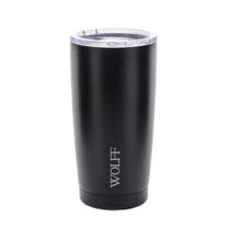 Copo Térmico Parede Dupla Preto Wolff de Aço Inox 600ml Copo Térmico Parede Dupla Preto Wolff de Aço Inox 600ml