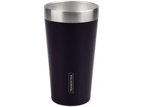 Copo Térmico Parede Dupla Tramontina Exata 61646400 Preto 420ml