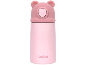 Copo Térmico Parede Dupla Urso Rosa Buba 18077 Copo Térmico Parede Dupla Urso Rosa Buba 18077