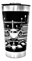 Copo Térmico Personalizado Avião Aviação 360 Graus 473 Ml Copo Térmico Personalizado Avião Aviação 360 Graus 473 Ml