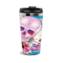 Copo Termico Personalizado Caveira Colorida