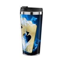 Copo Termico Personalizado Jogo Naipes Azul