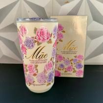 Copo térmico personalizado para mãe decorado com flores 500ml presente dia das mães de frase água cerveja garrafinha mae Copo térmico personalizado para mãe decorado com flores 500ml presente dia das mães de frase água cerveja garrafinha mae