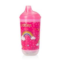 Copo Térmico Pisca-Pisca Com Bico Rígido 300Ml - Rosa - Nûby